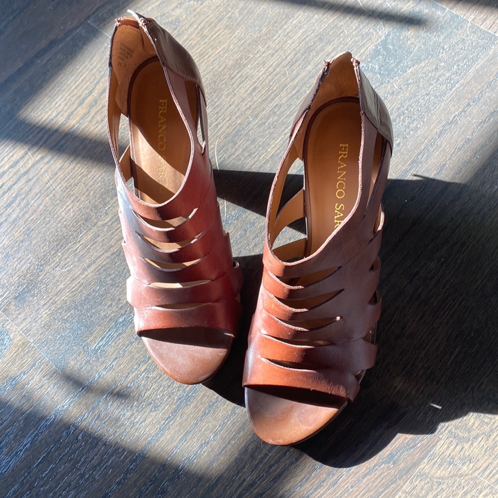 Franco Sarto platform heel sandals